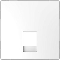 Лицевая панель Schneider Electric Merten D-Life для 1-м. розетки RJ11 белый лотос